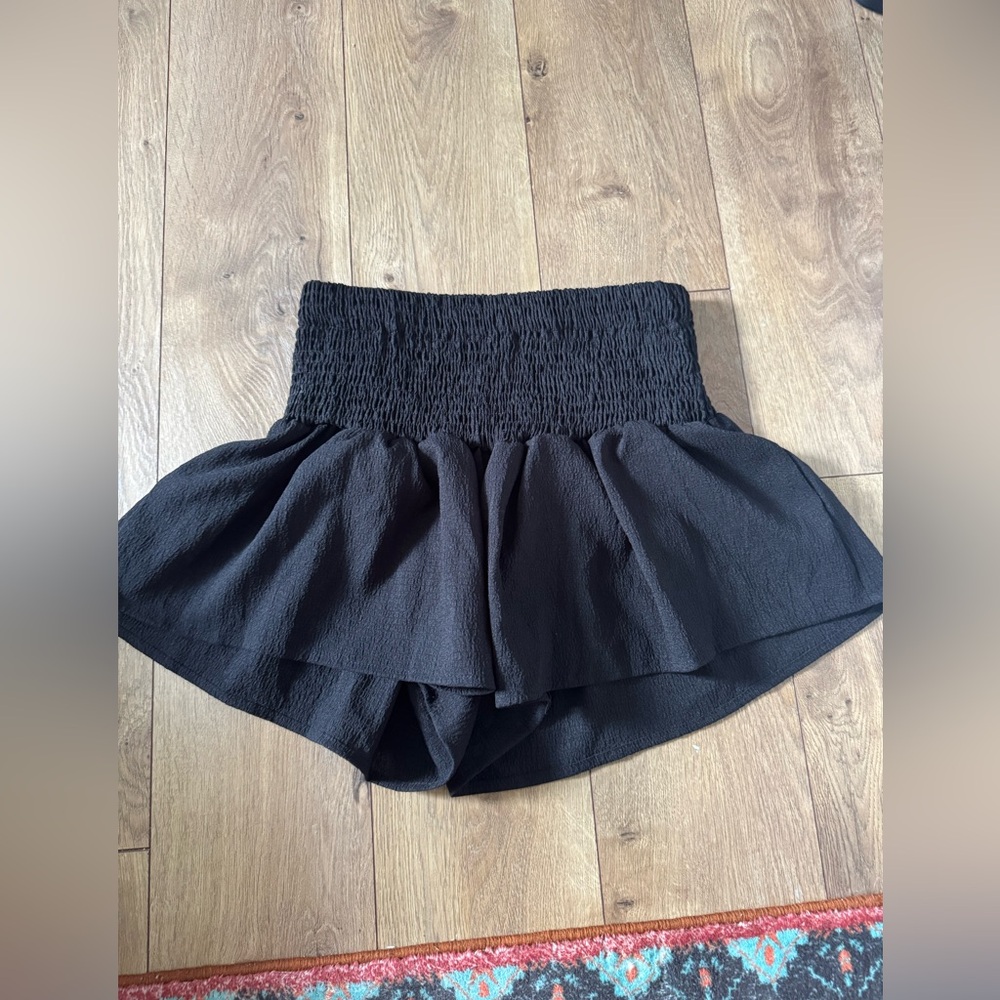 SHEIN Black High Waist Skorts